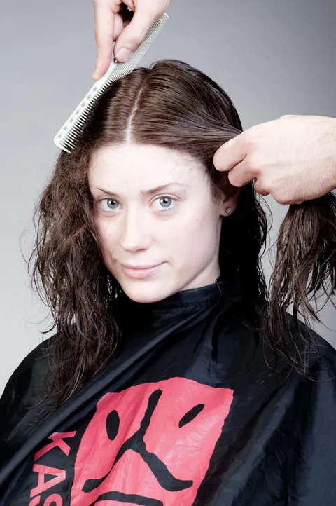 Keratin smoothing, step 6 of 21, Compton, around 2009