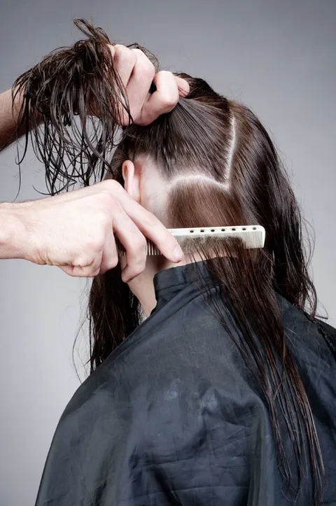 Keratin smoothing, step 7 of 21, Compton, around 2009