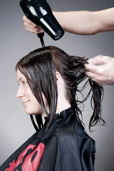 Keratin smoothing, step 9 of 21, Compton, around 2009