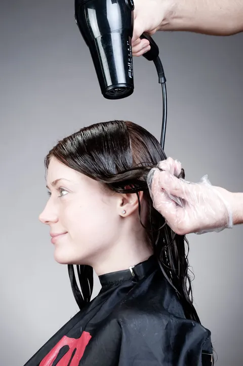 Keratin smoothing, step 10 of 21, Compton, around 2009