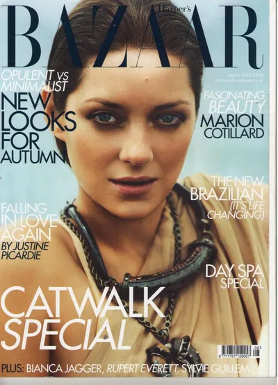 Harper’s Bazaar UK cover, August 2010