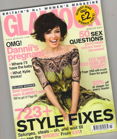 Glamour UK cover, March 2010