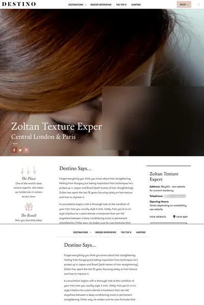 Destino 2021 – hair care feature
